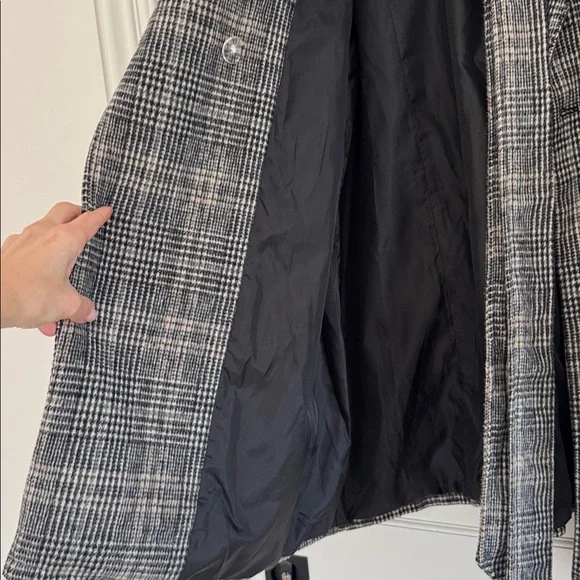 NWOT a new day Black and White Plaid Blazer XL - Picture 4 of 5